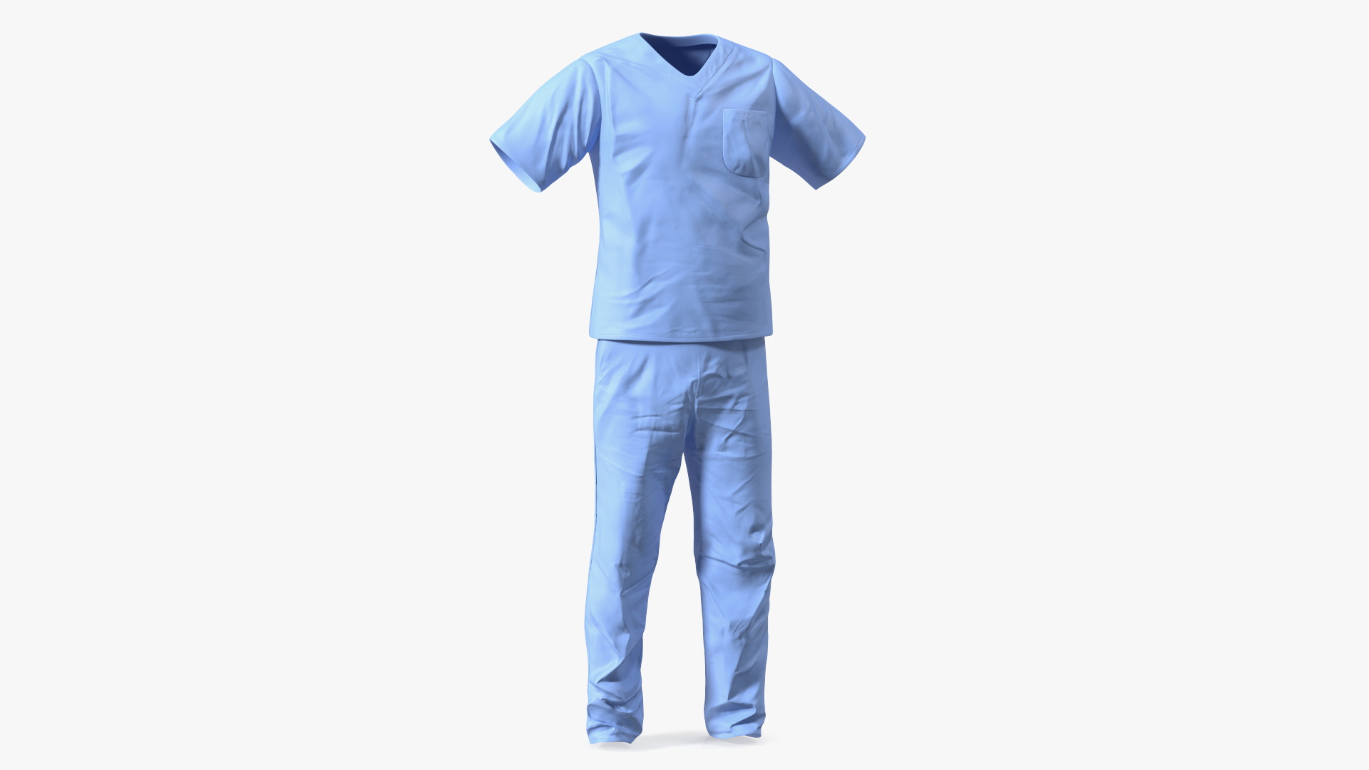 Dr Dress Scrub Suit for Man 3D
