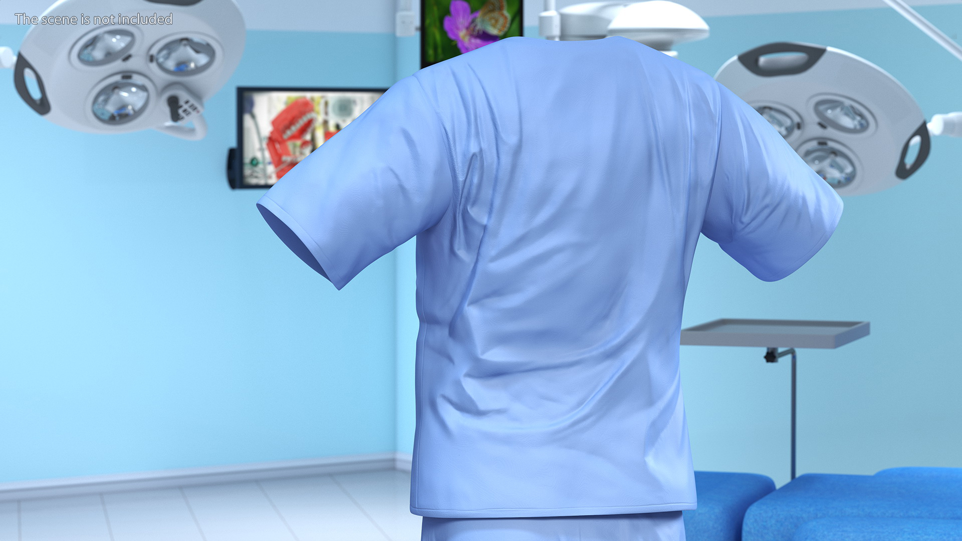 Dr Dress Scrub Suit for Man 3D