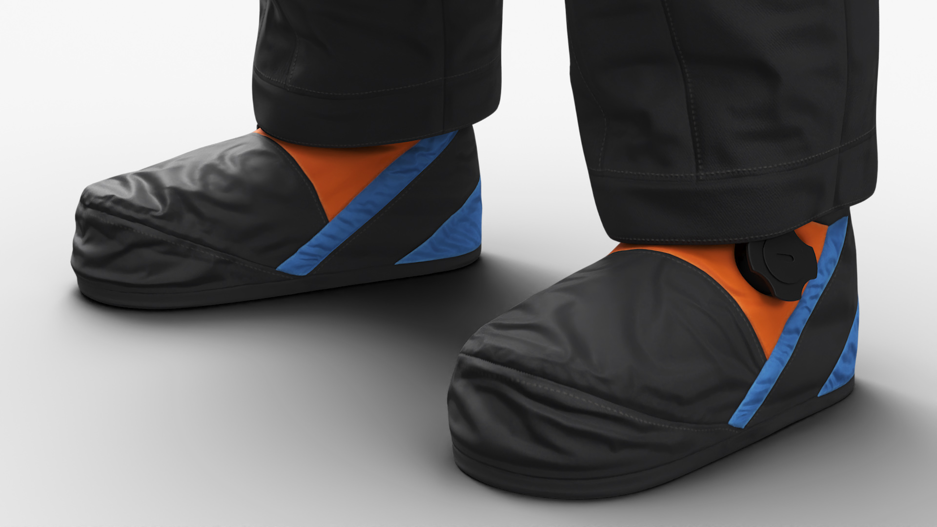 3D model Astronaut Spacesuit A pose Fur