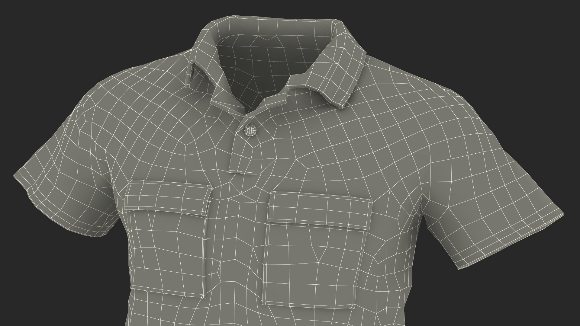 3D Referee Shirt model