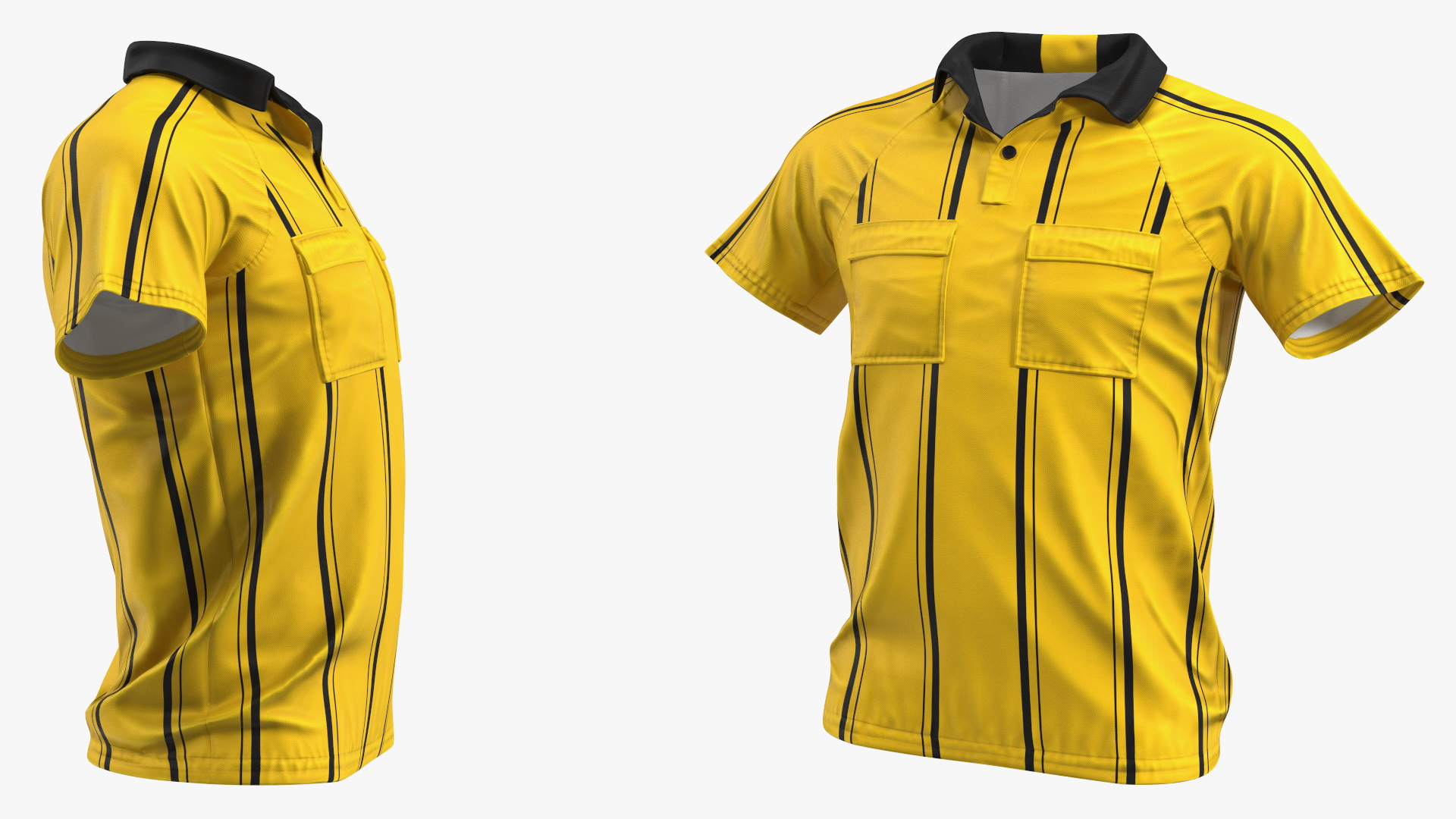 3D Referee Shirt model
