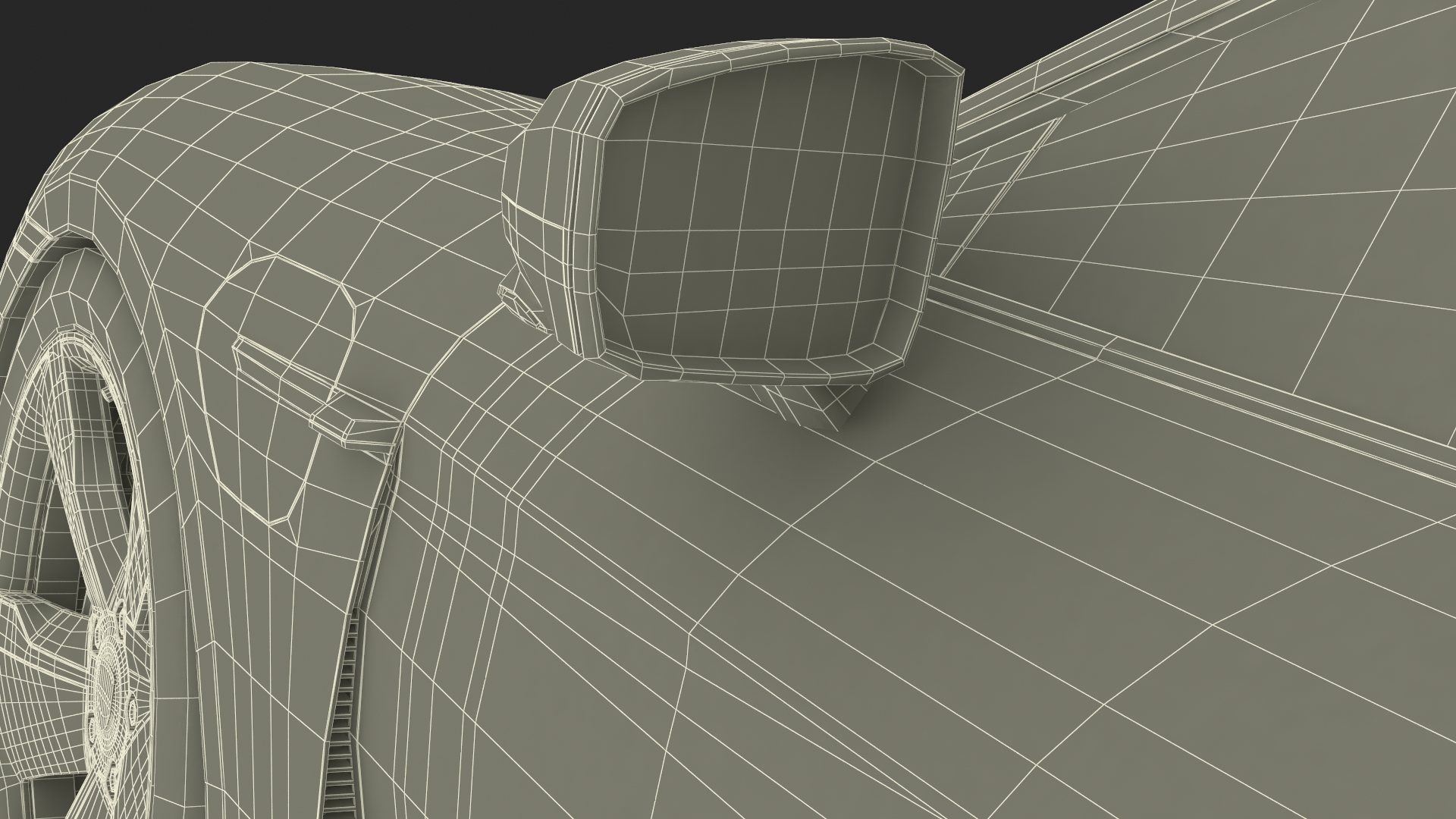 Porsche Taycan Turbo Black with Roofbox 3D model