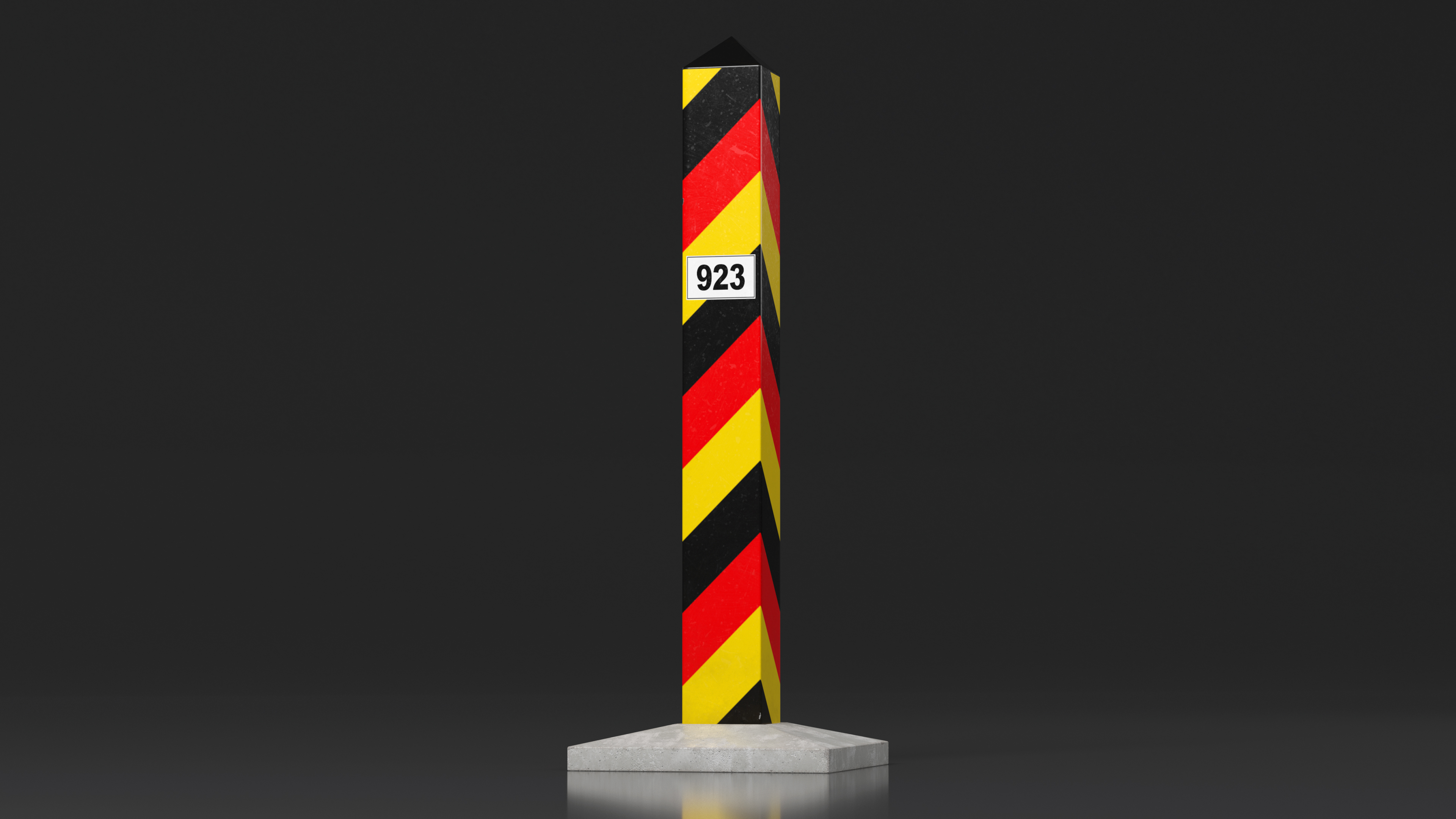 Border Post of Germany 3D