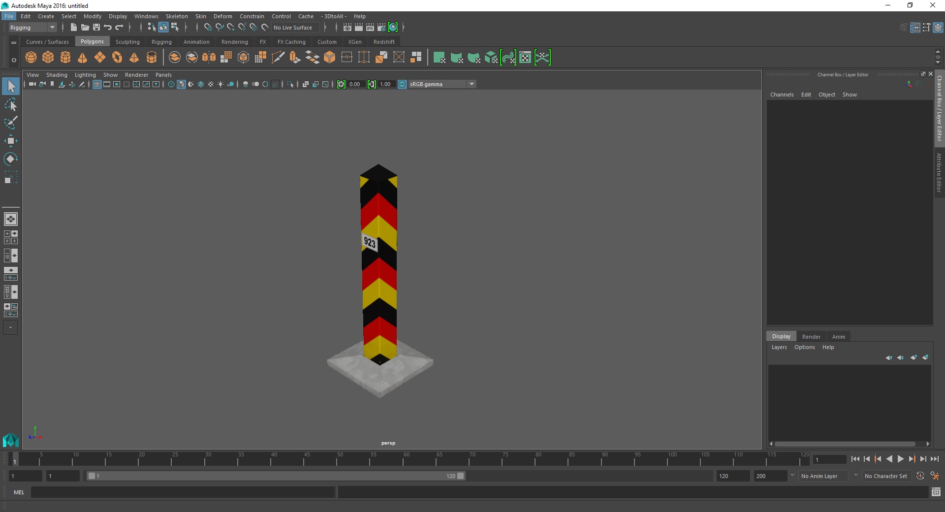Border Post of Germany 3D