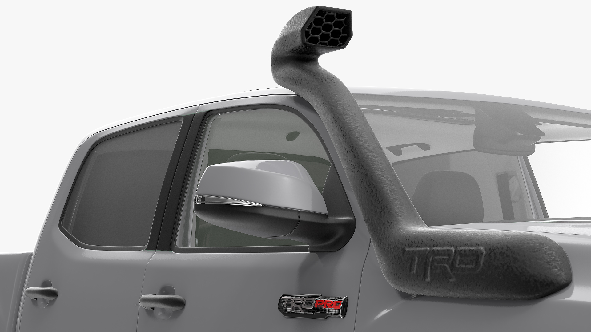 3D Toyota Tacoma TRD Pro Silver Sky Metallic 2021 Rigged model