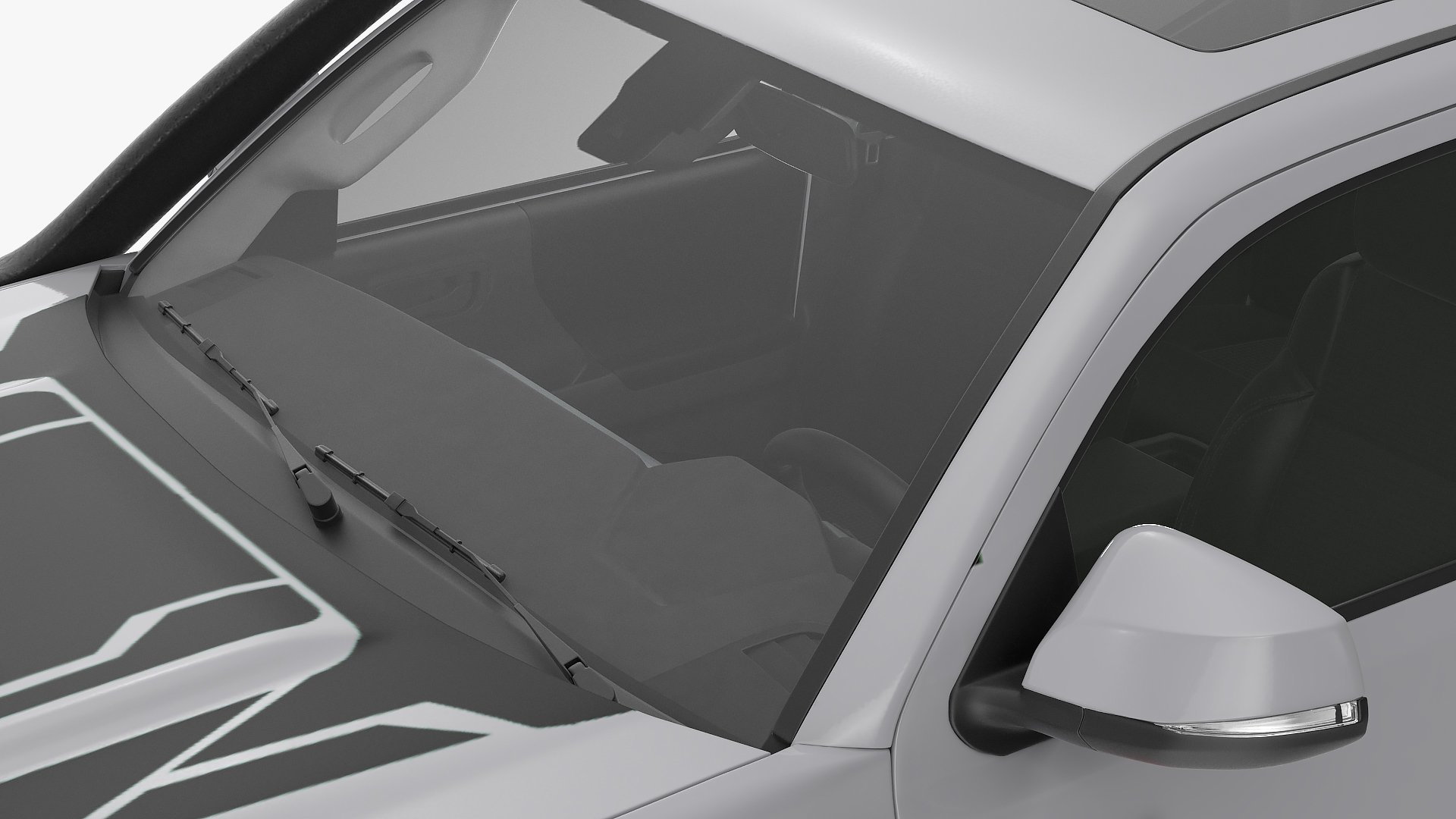 3D Toyota Tacoma TRD Pro Silver Sky Metallic 2021 Rigged model