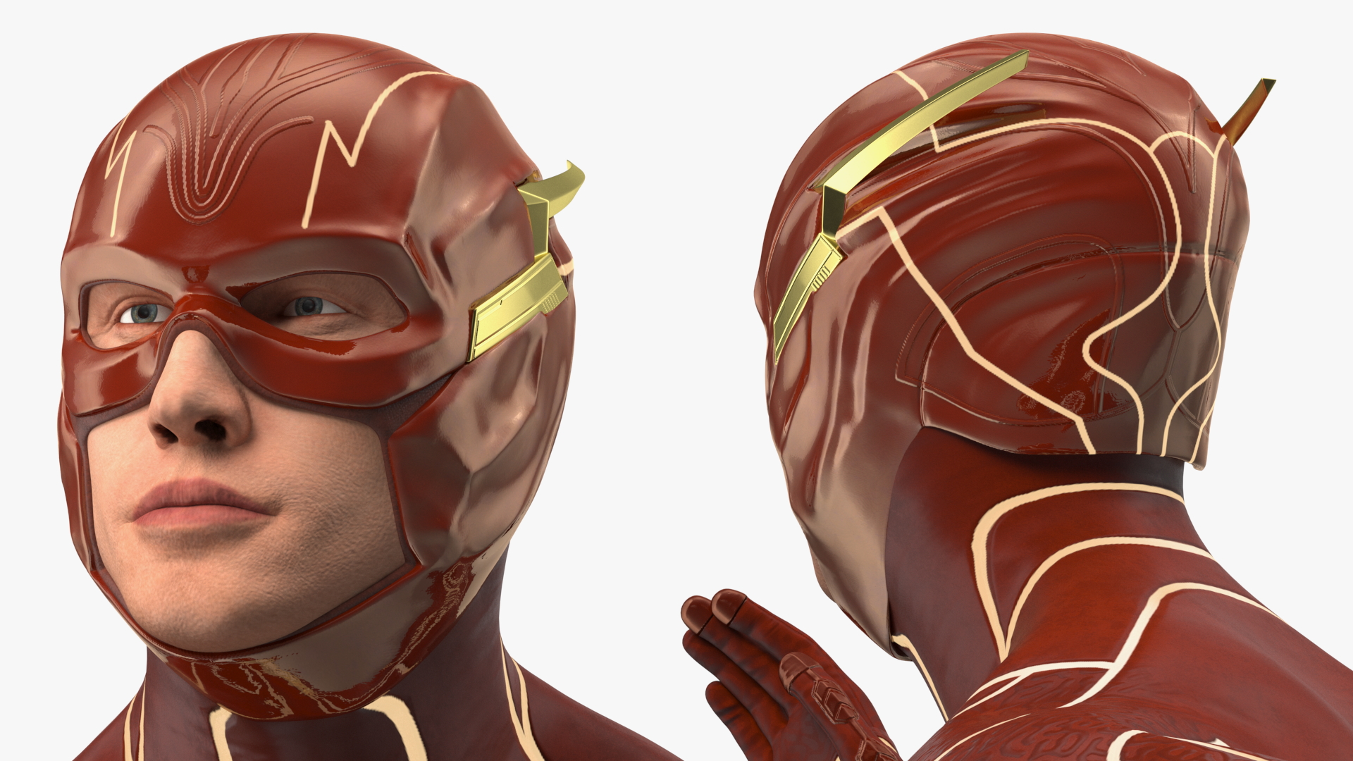 3D Flash Running Pose model