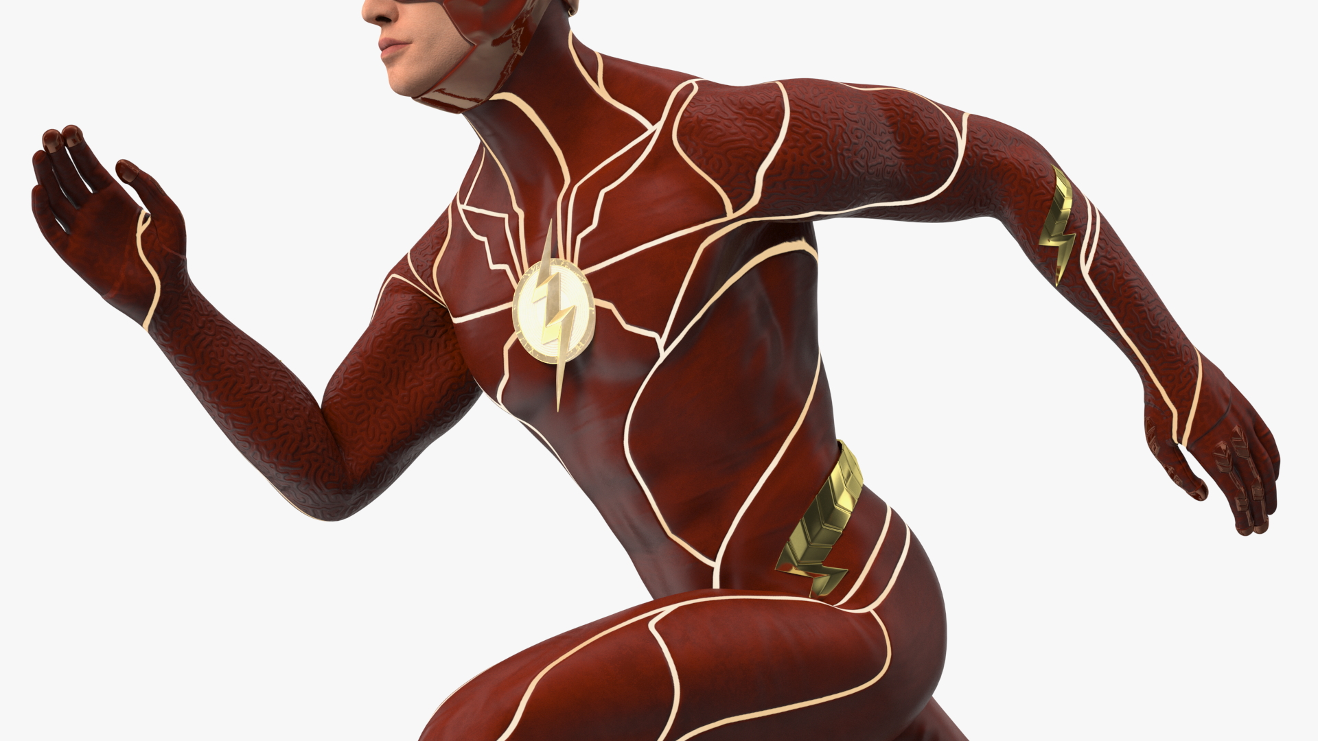 3D Flash Running Pose model