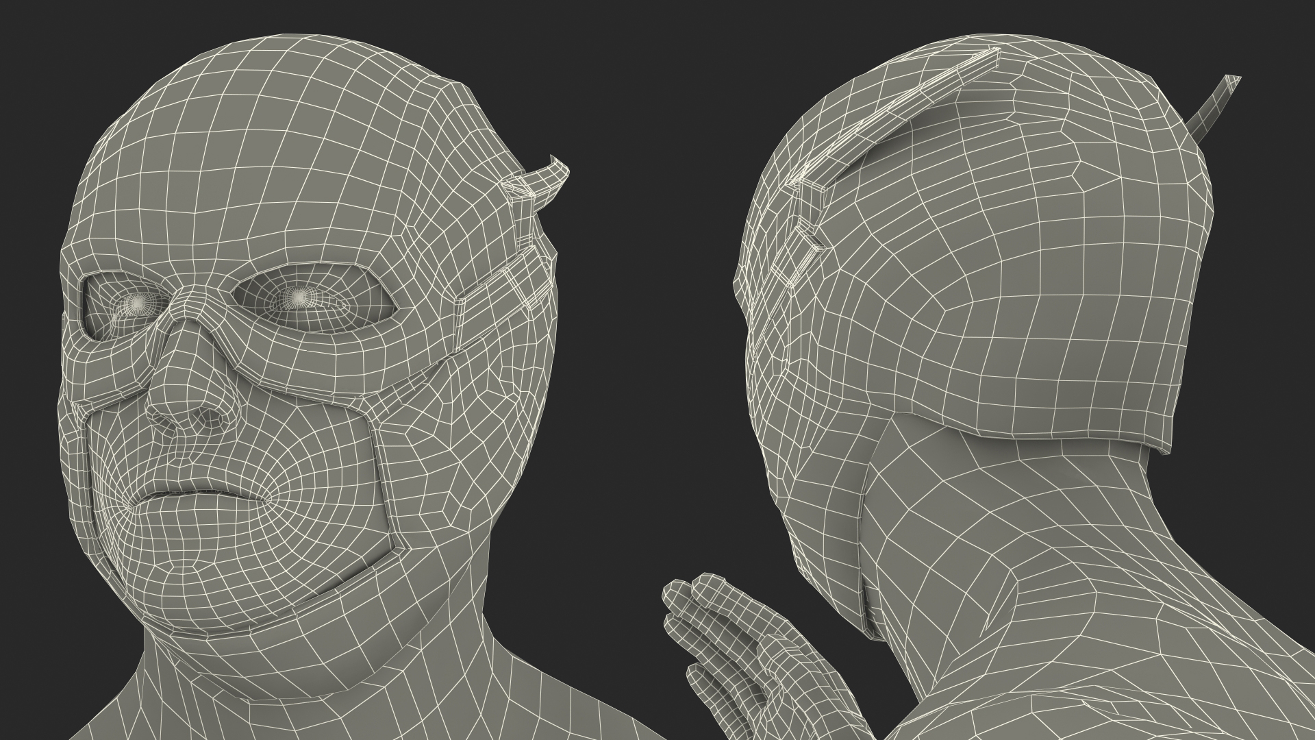3D Flash Running Pose model