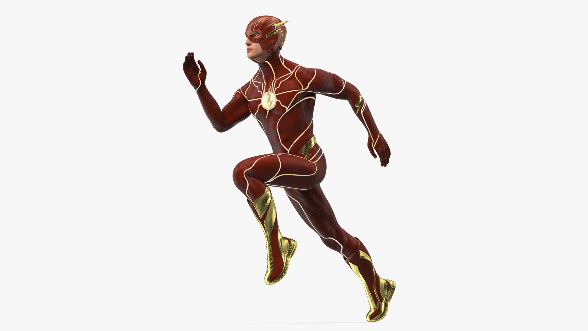 3D Flash Running Pose model
