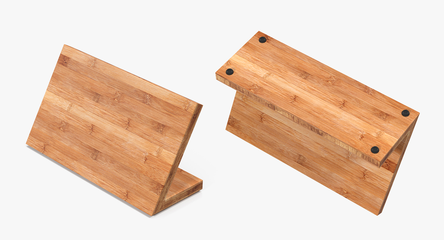 3D Empty Magnetic Knife Base Block