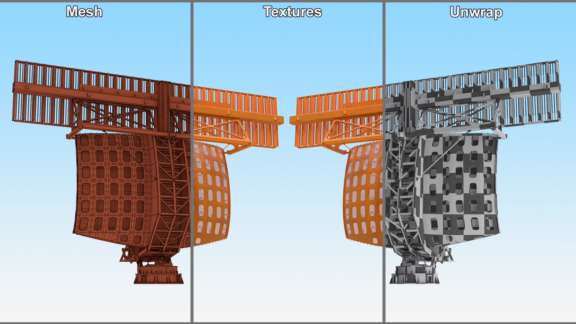 3D Surveillance Radar model