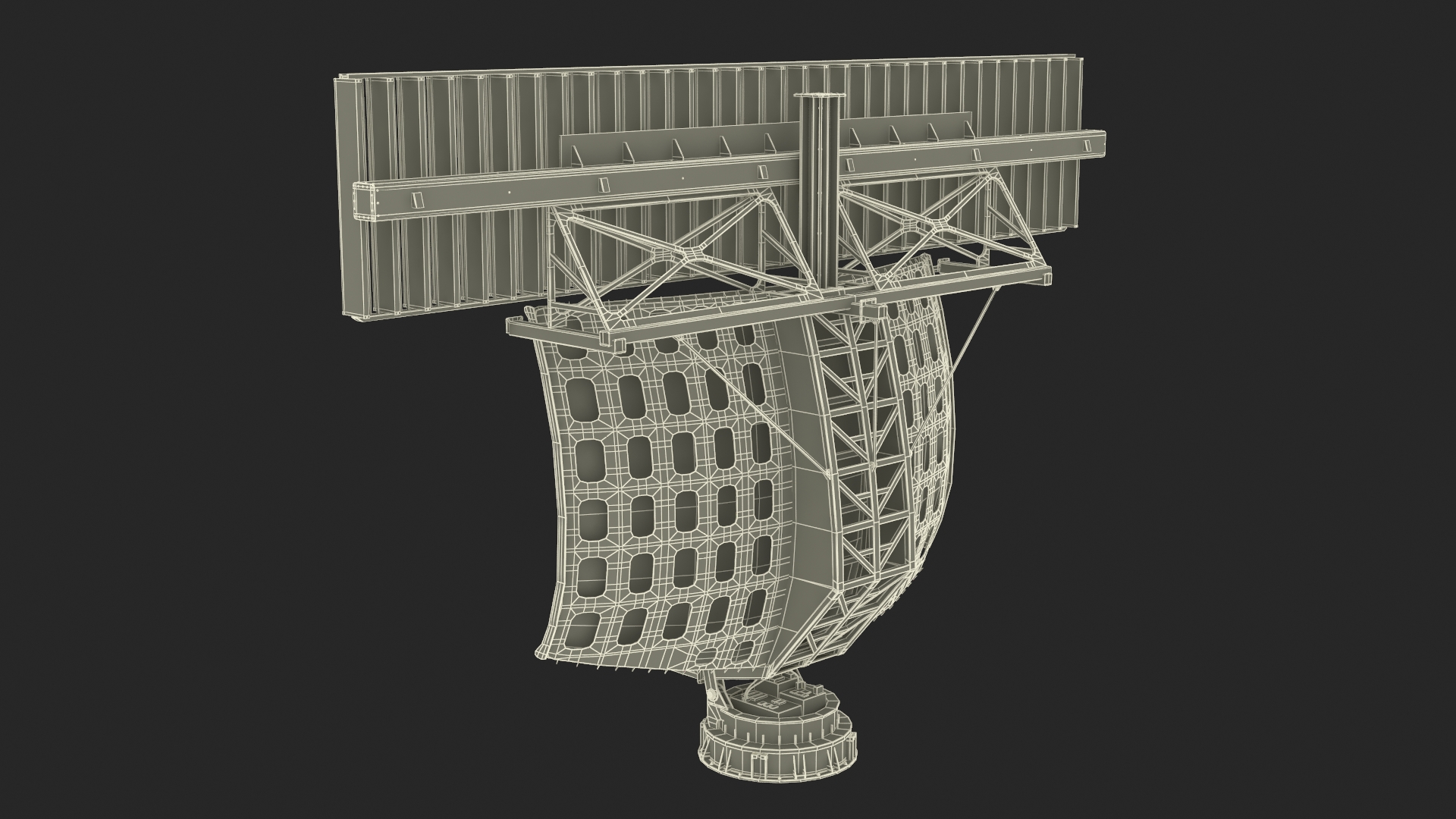 3D Surveillance Radar model