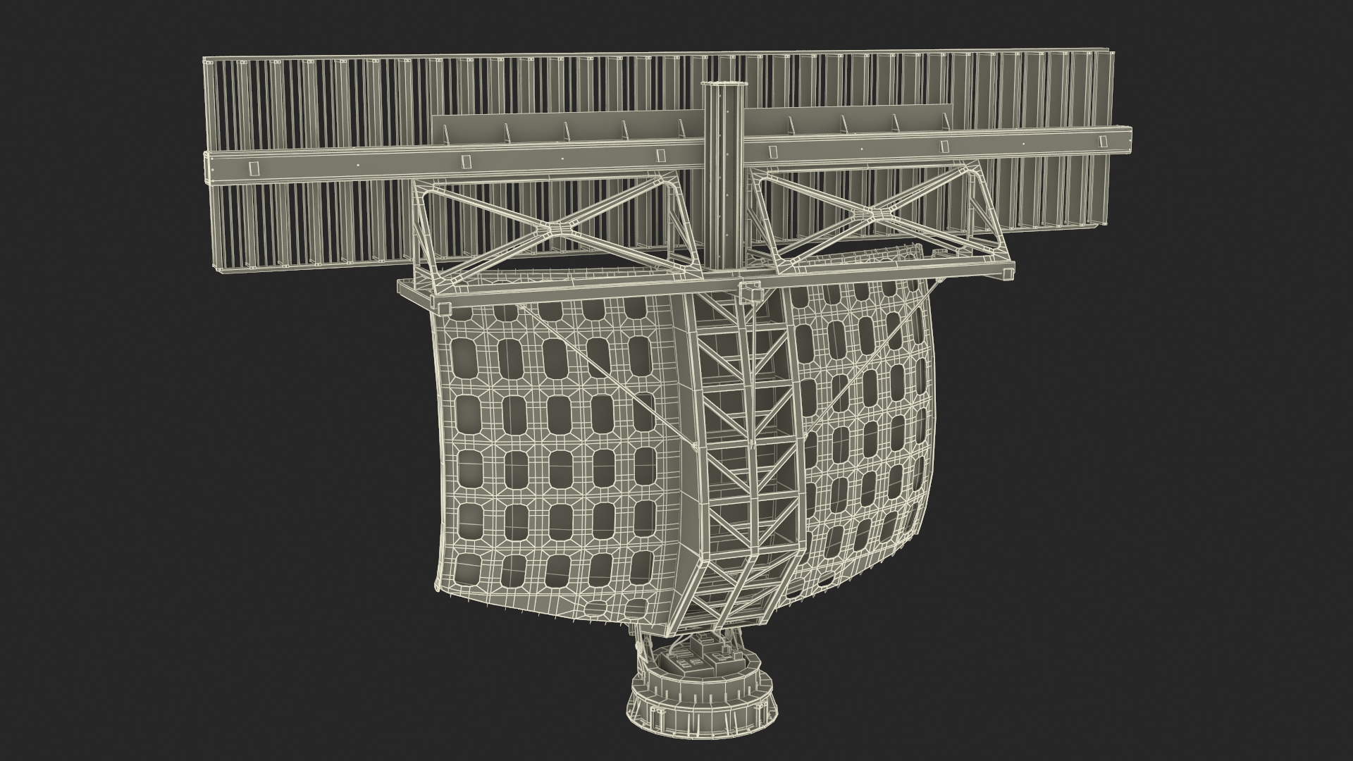 3D Surveillance Radar model