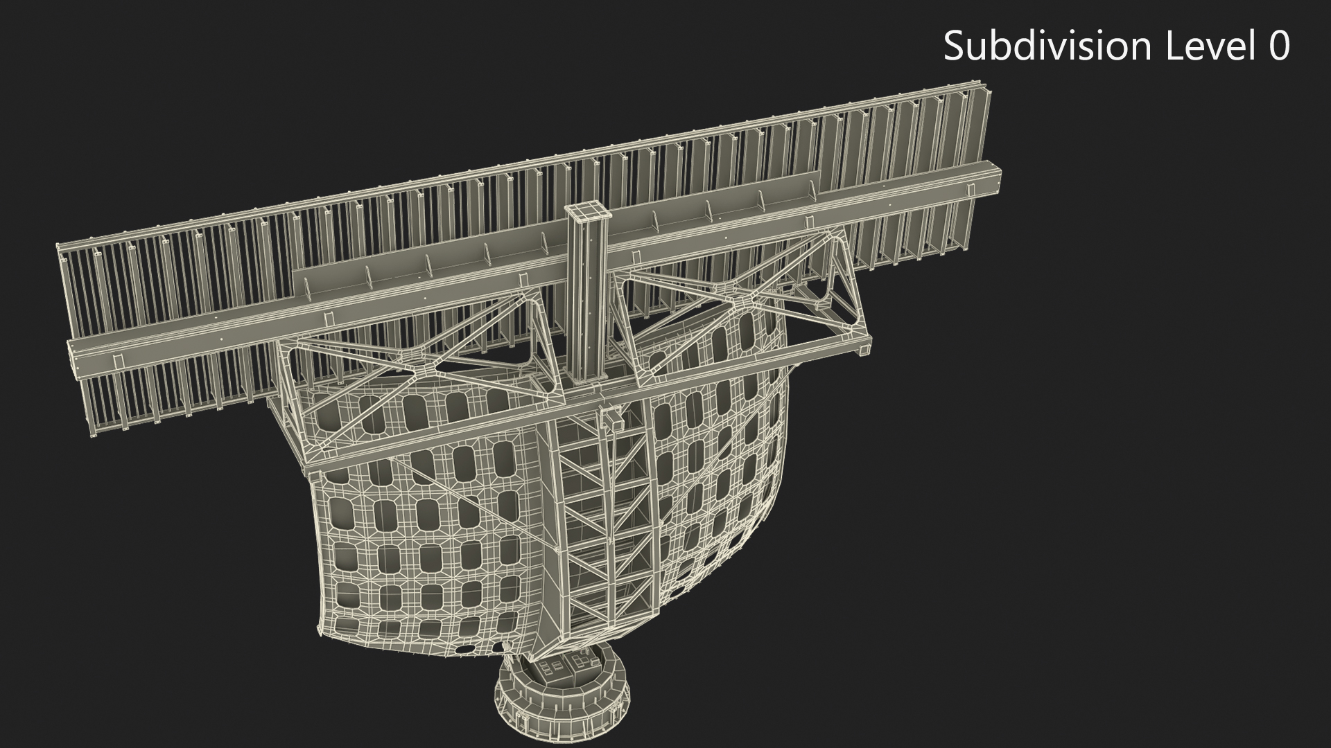 3D Surveillance Radar model