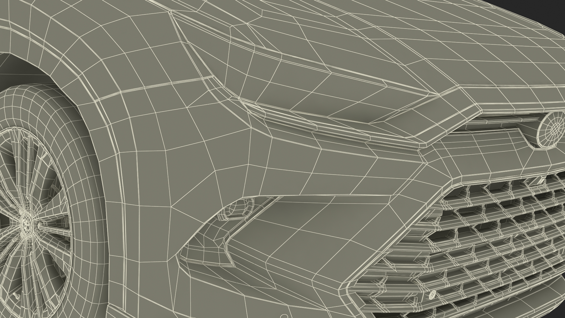 Toyota Grand Highlander 2024 White 3D model