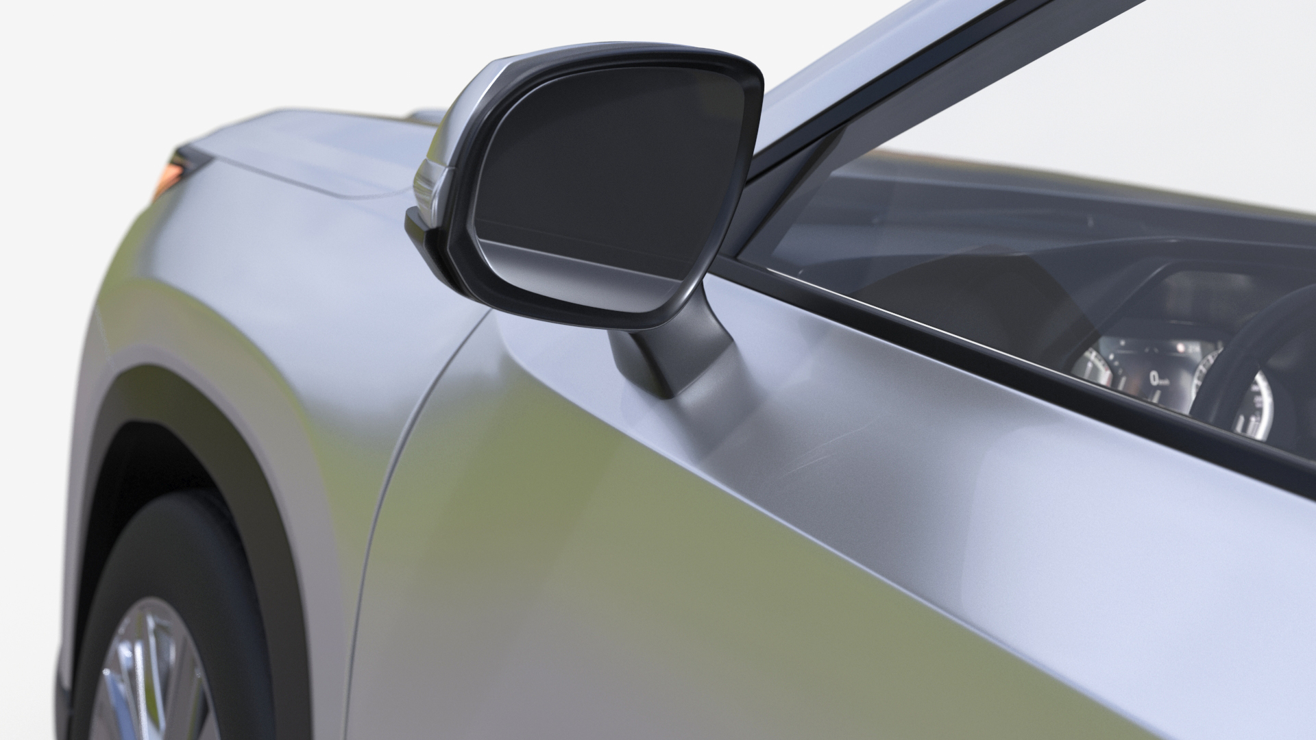 Toyota Grand Highlander 2024 White 3D model