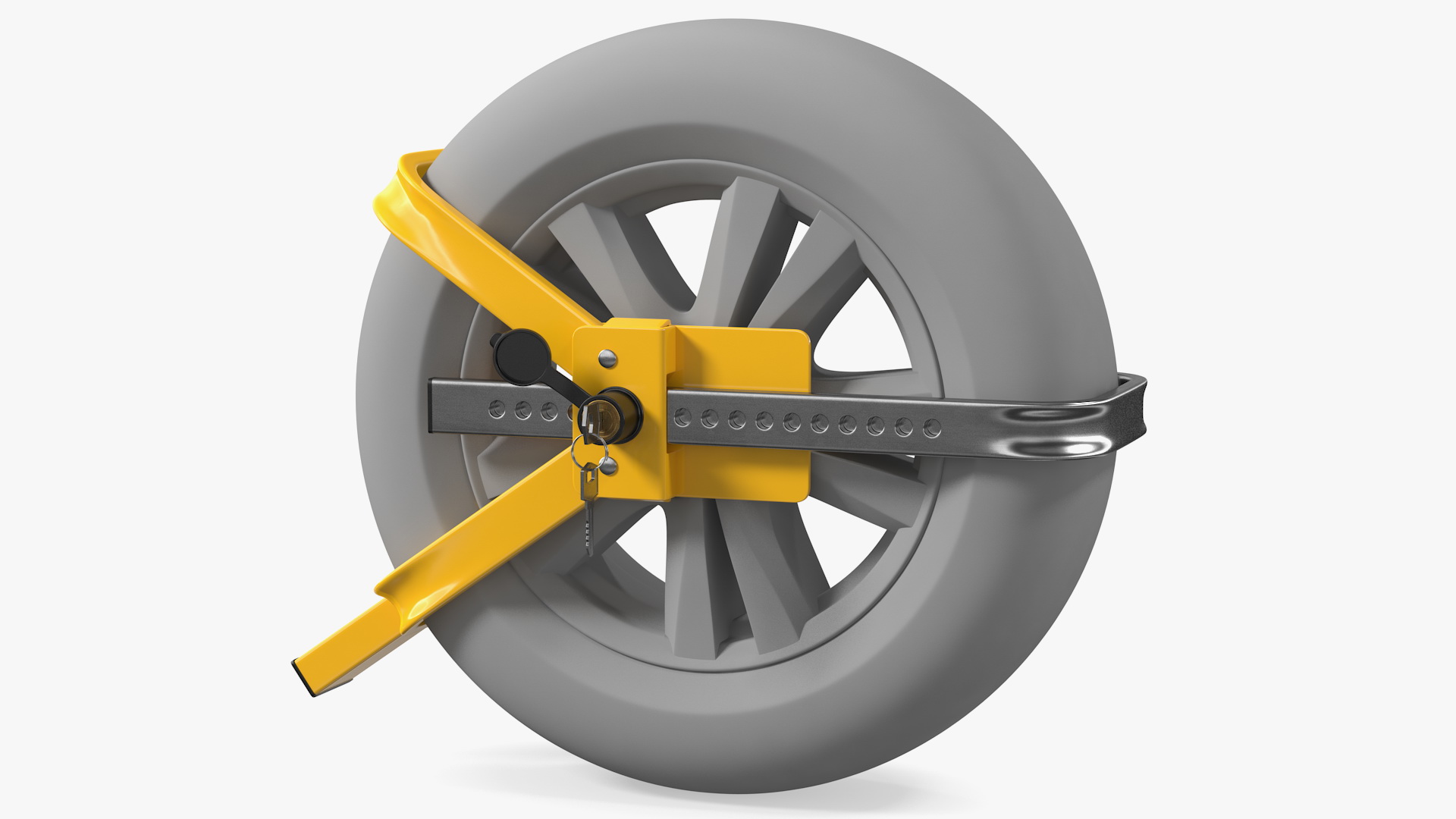 Security Anti Theft Lock with Keys 3D model