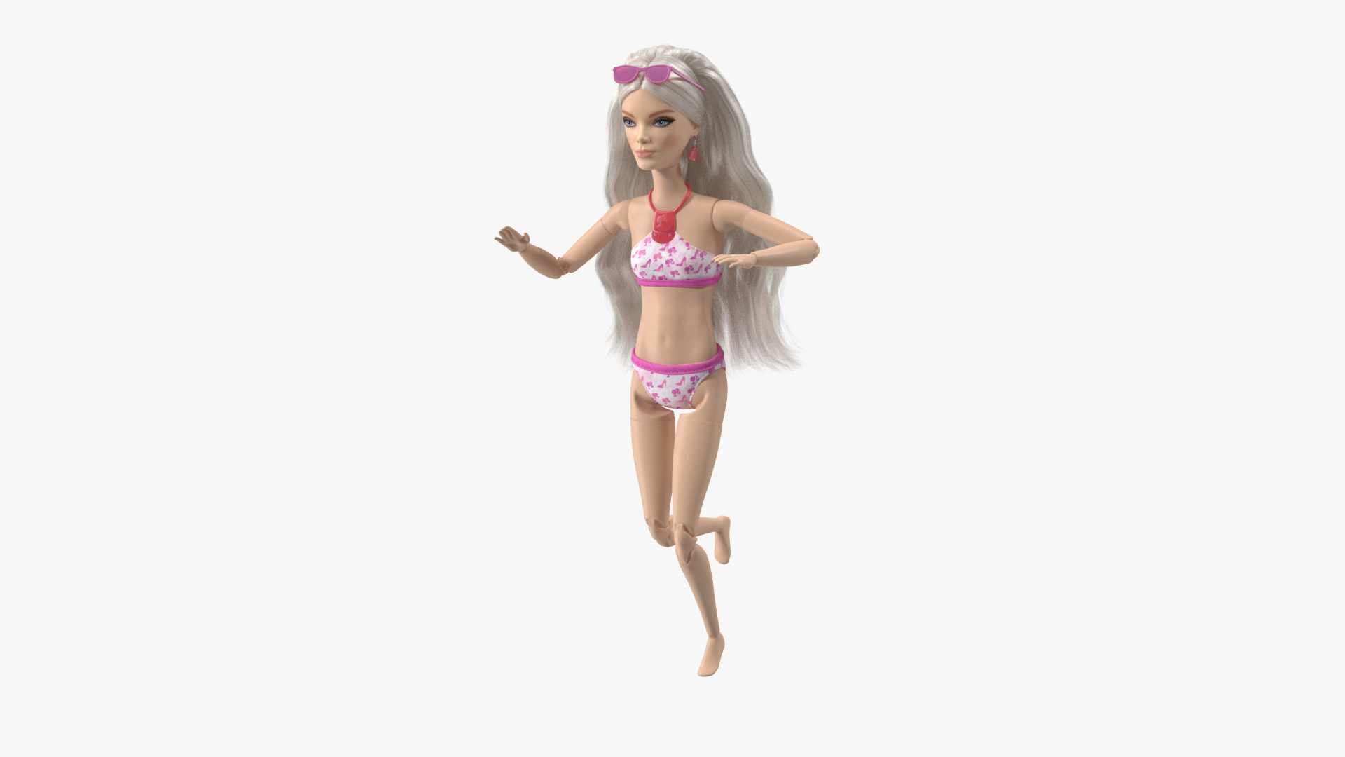 3D Barbie Doll Swimsuit Rigged for Cinema 4D