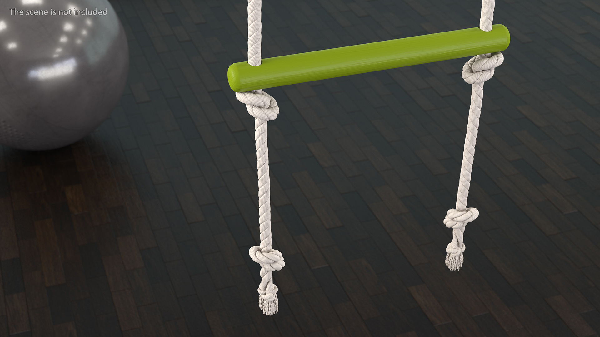 3D Colored Wooden Rope Ladder