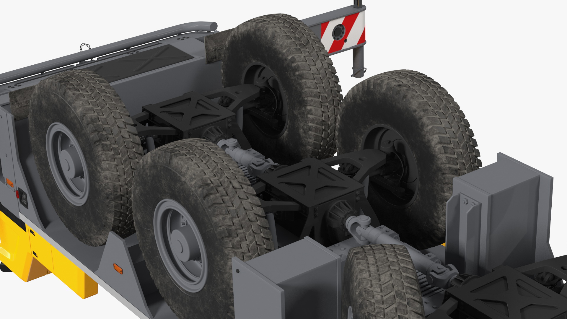 Mobile Crane Liebherr Working 3D model