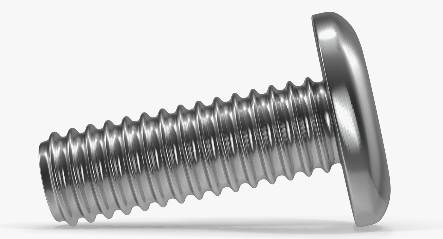 3D Machine Screw model