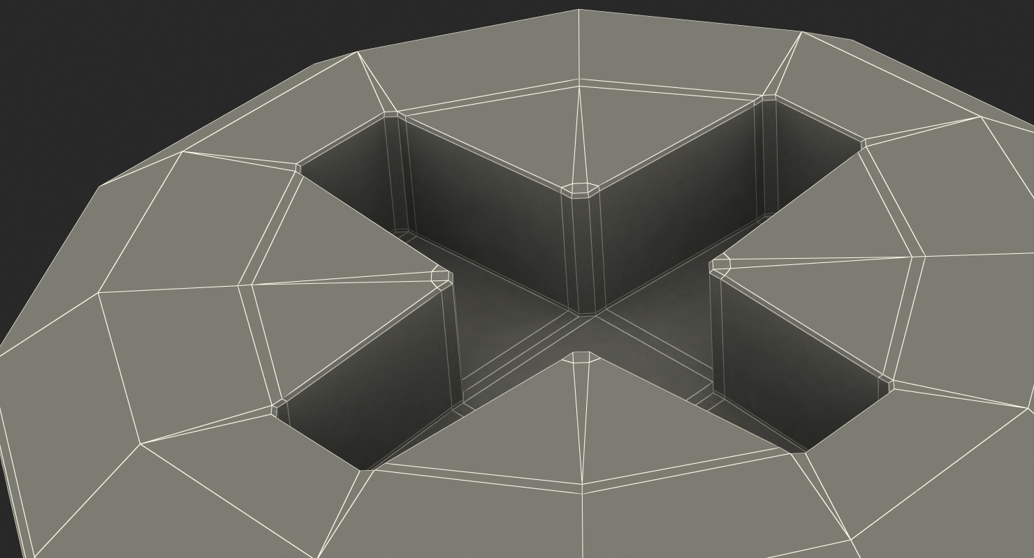 3D Machine Screw model