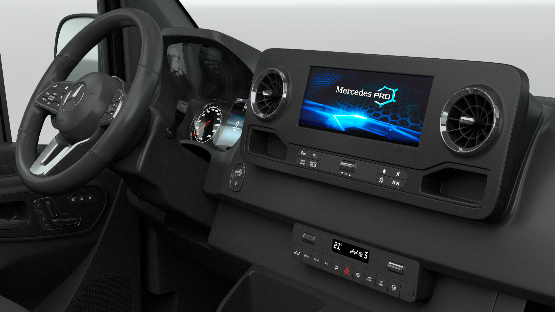 3D model Mercedes Sprinter Tourer 319 Rigged