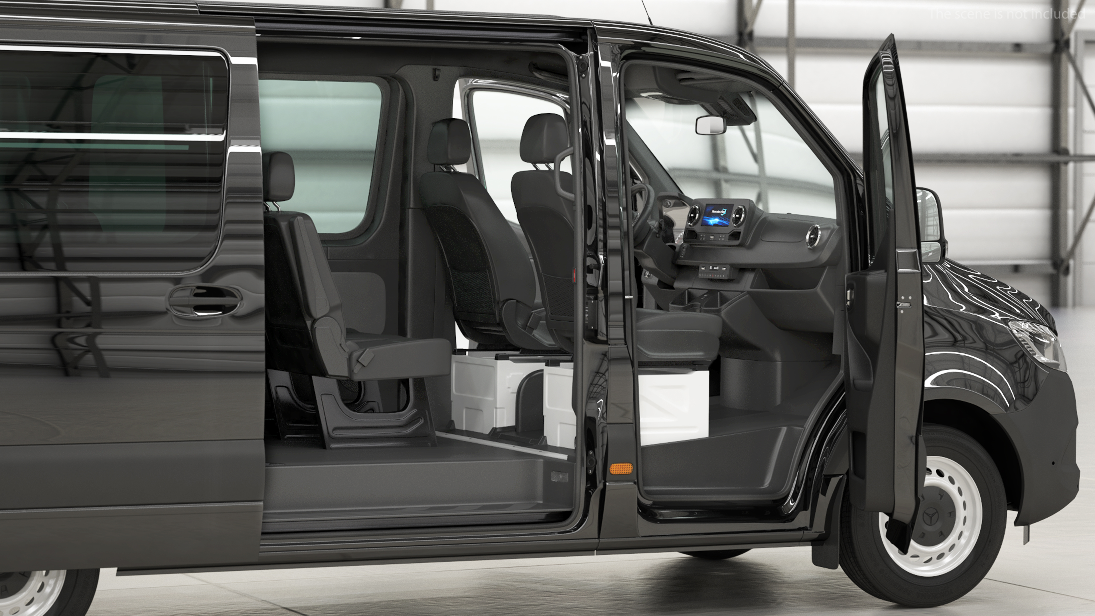 3D model Mercedes Sprinter Tourer 319 Rigged
