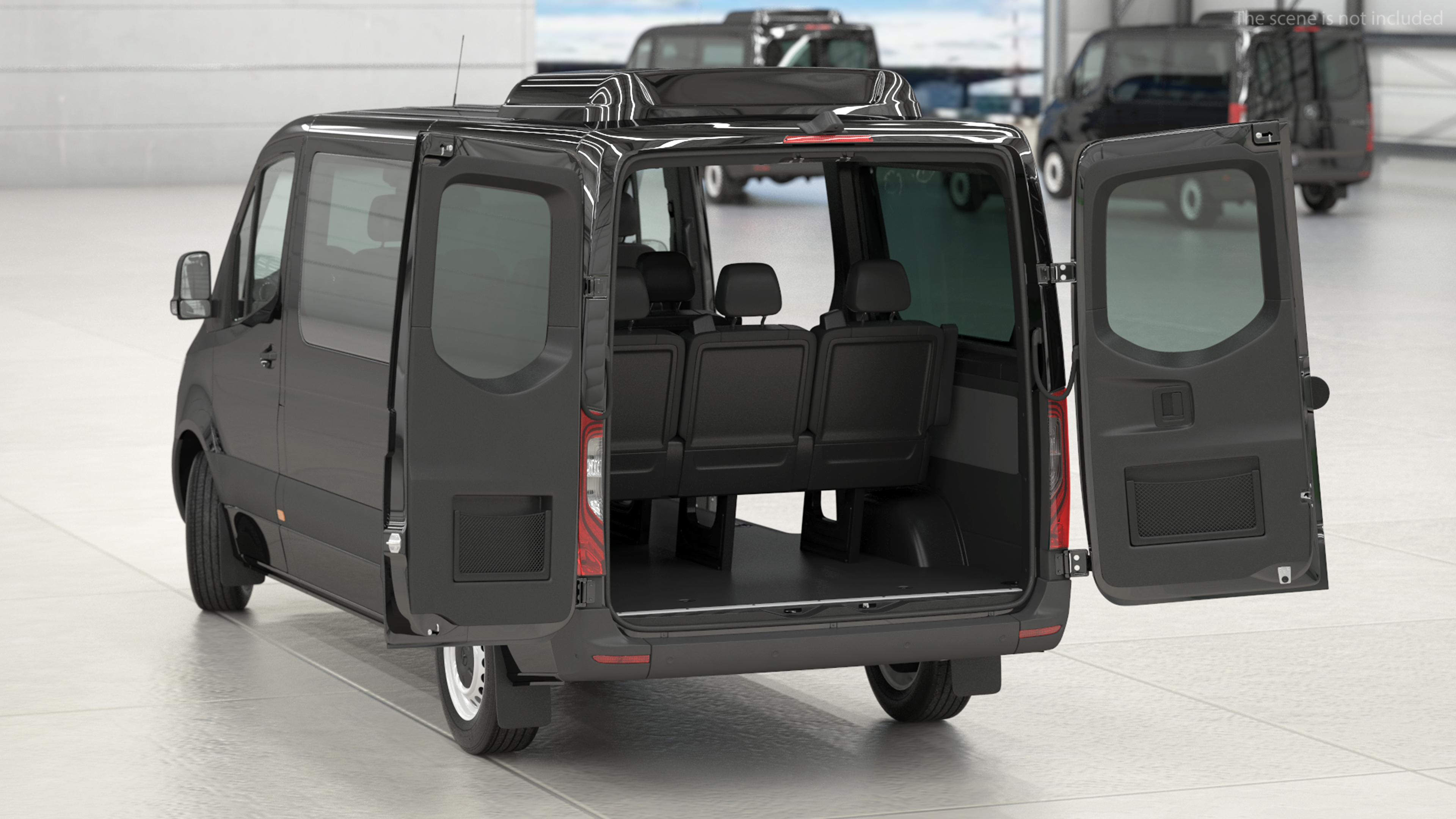 3D model Mercedes Sprinter Tourer 319 Rigged