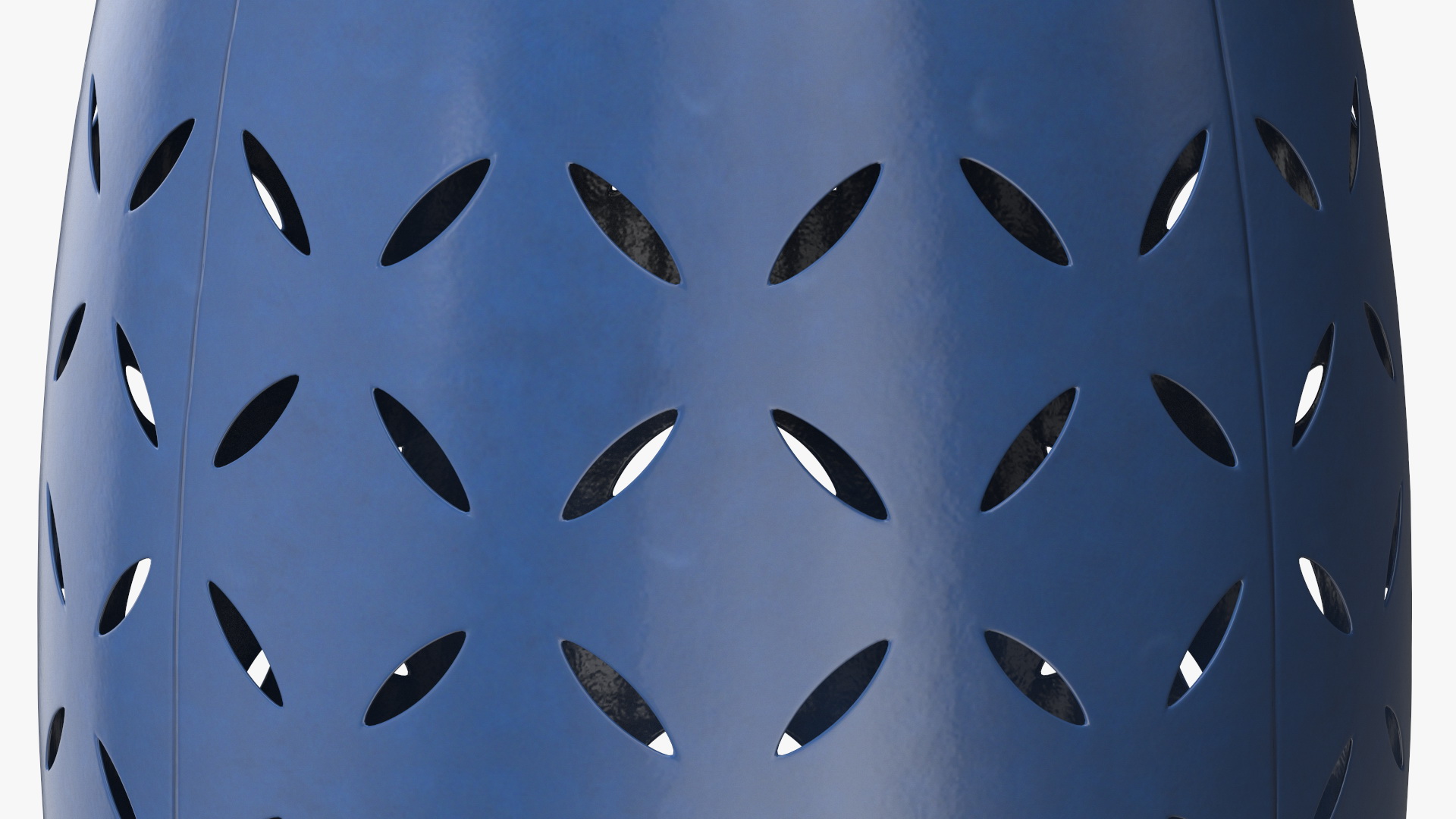 3D Outdoor Decorative End Table Blue model