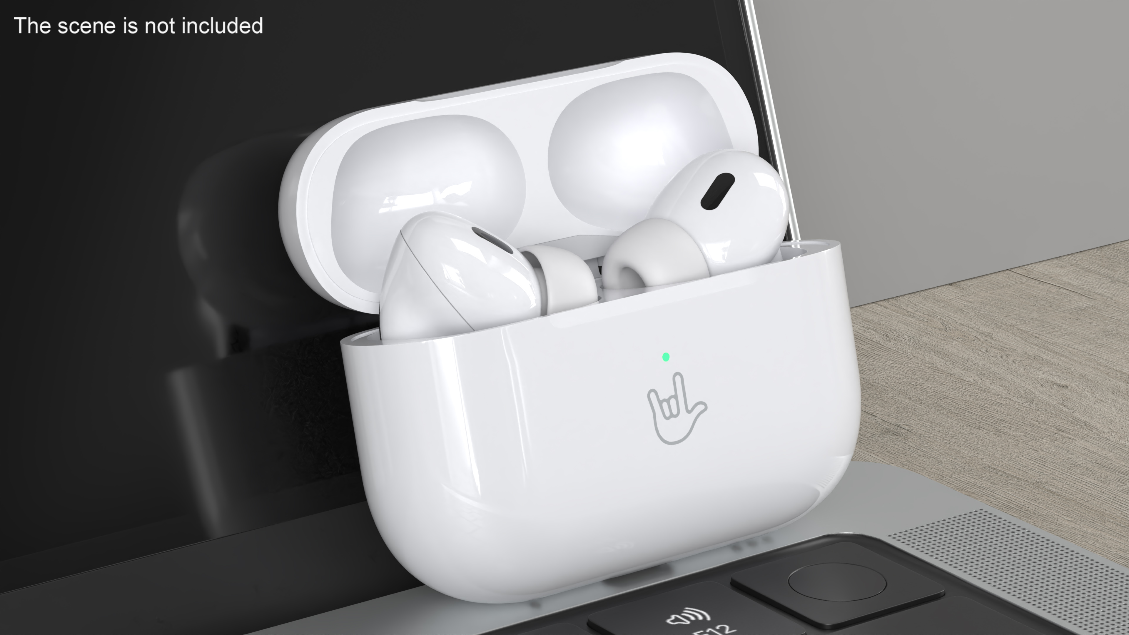 3D model Apple AirPods Pro 2 USB-C Open