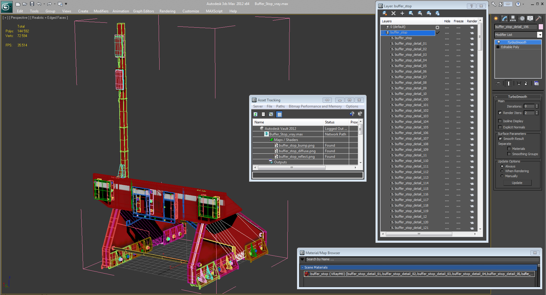 3D Buffer Stop