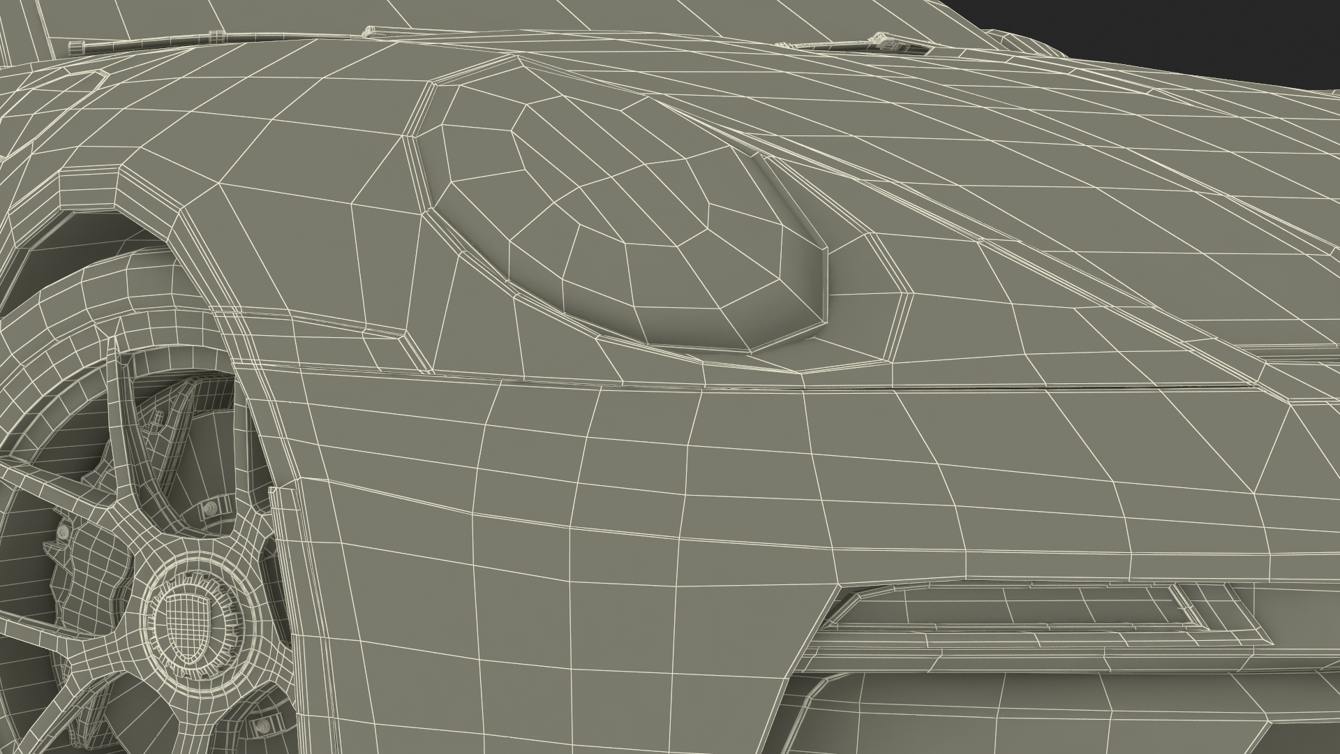 3D Sport Car Porsche 911 2024 Blue Rigged model
