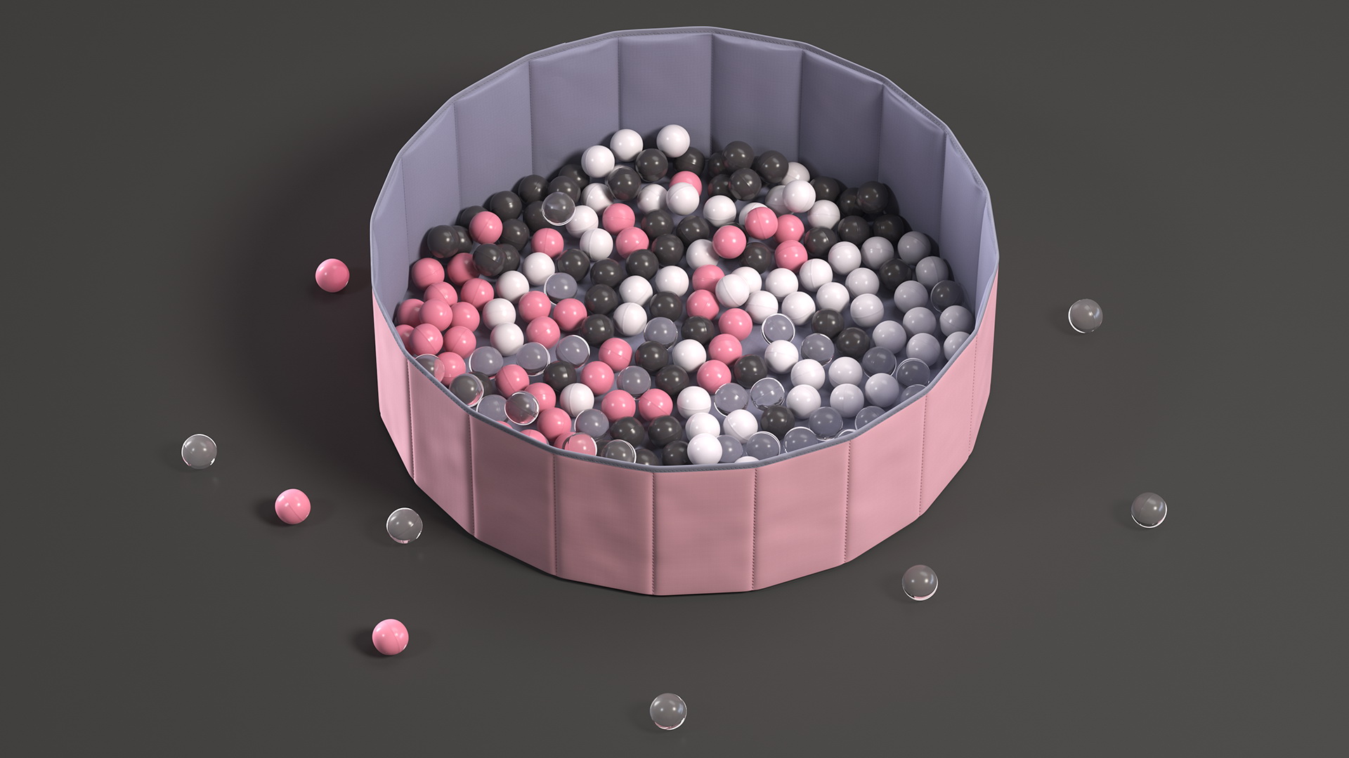 Dry Pool for Kids Size M 3D model