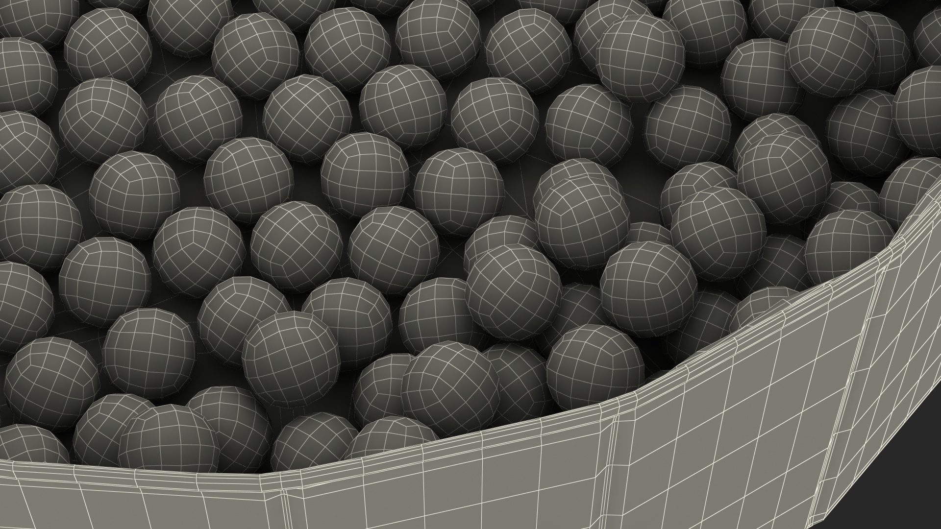 Dry Pool for Kids Size M 3D model