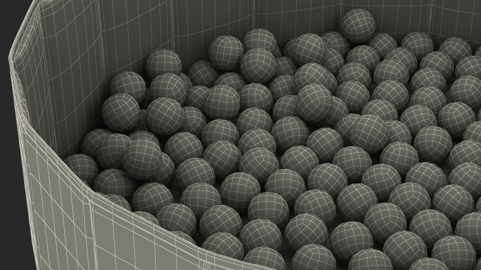 Dry Pool for Kids Size M 3D model