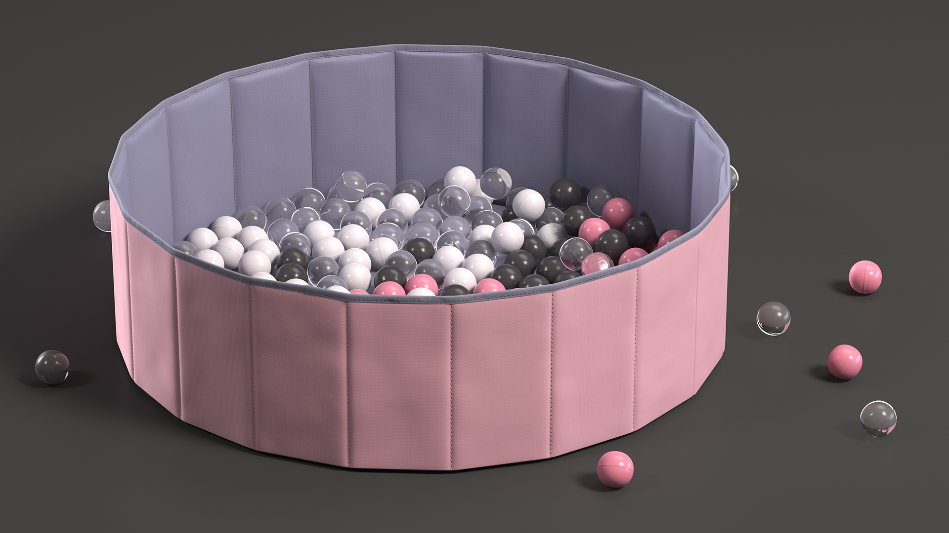 Dry Pool for Kids Size M 3D model