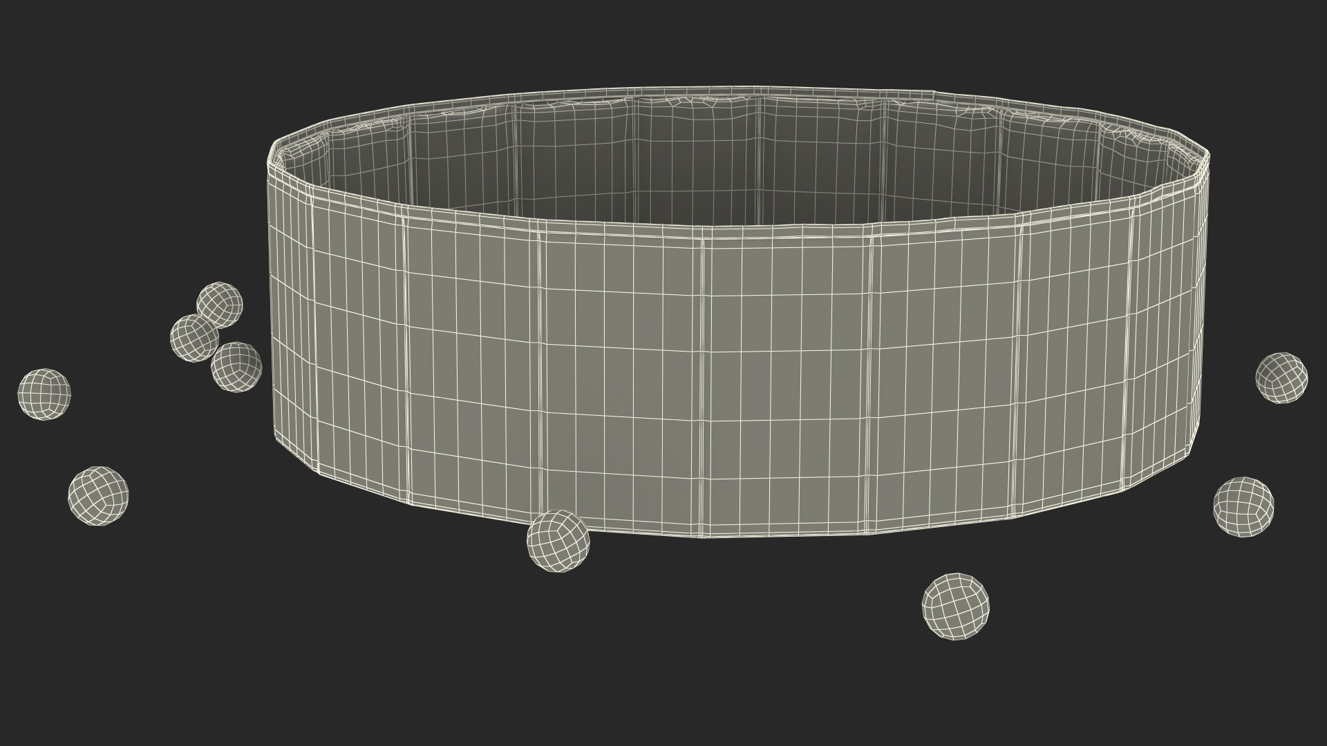 Dry Pool for Kids Size M 3D model