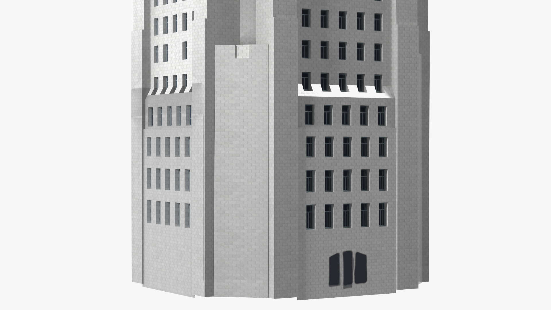 3D model Tower Hall