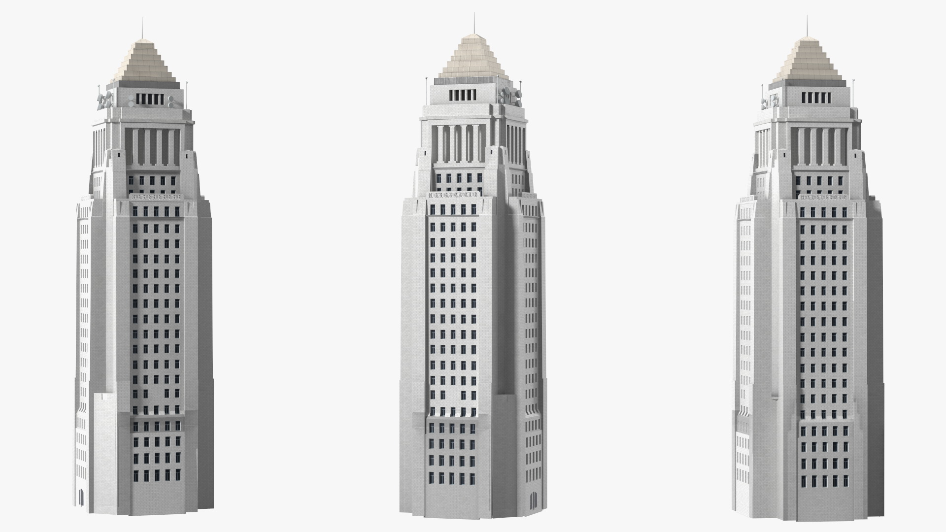 3D model Tower Hall