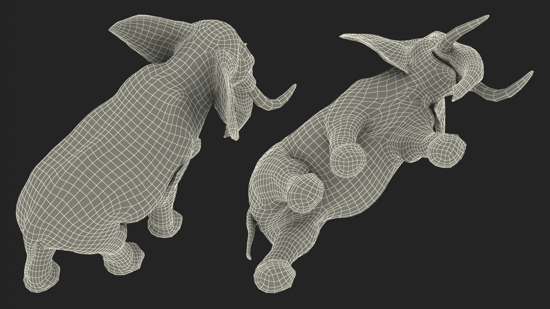 3D Animated Elephant Walking Fur Rigged