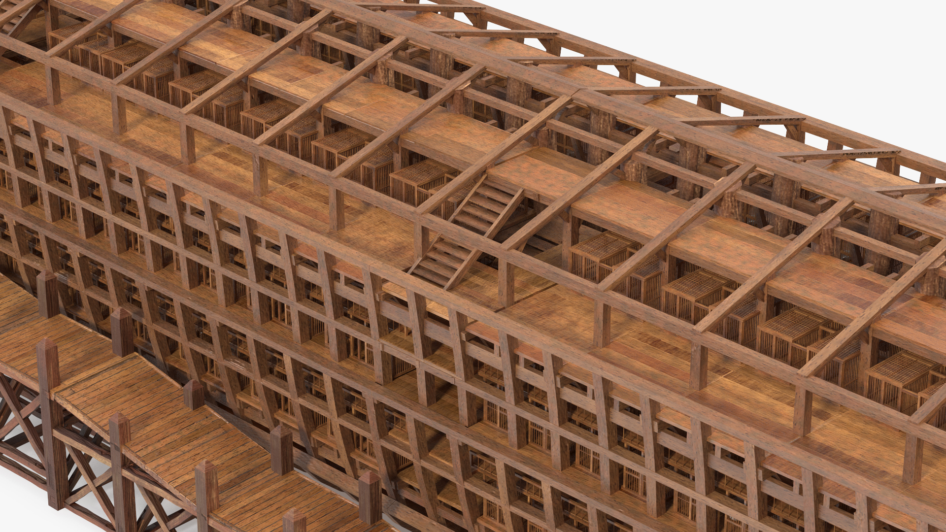 3D Noah Ark with transparency