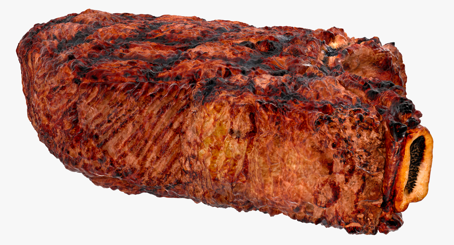 Grilled Flank Steak Bone In 3D