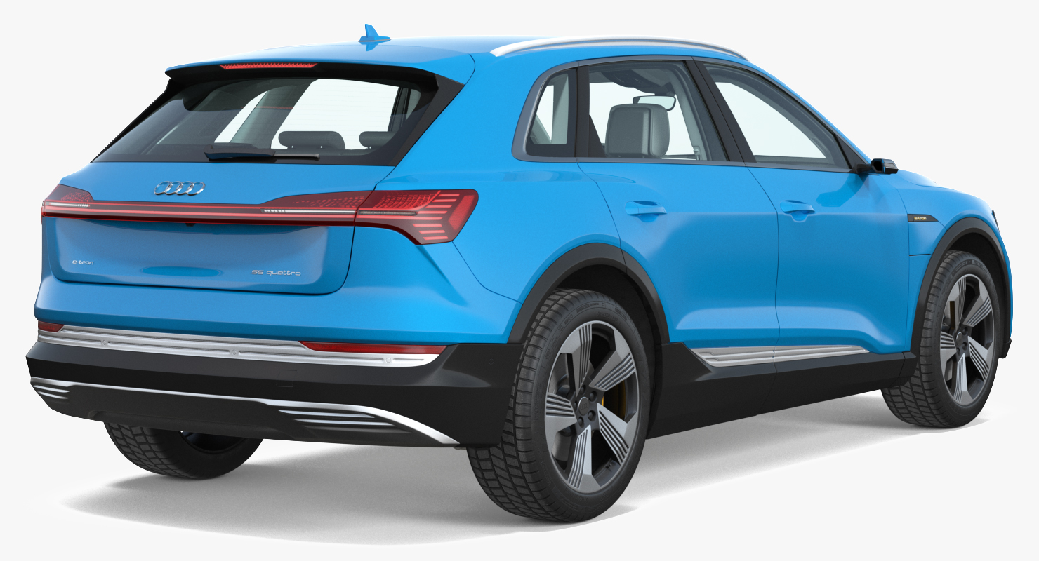 3D Audi E-tron Rigged model