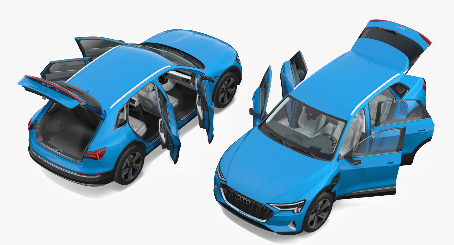 3D Audi E-tron Rigged model