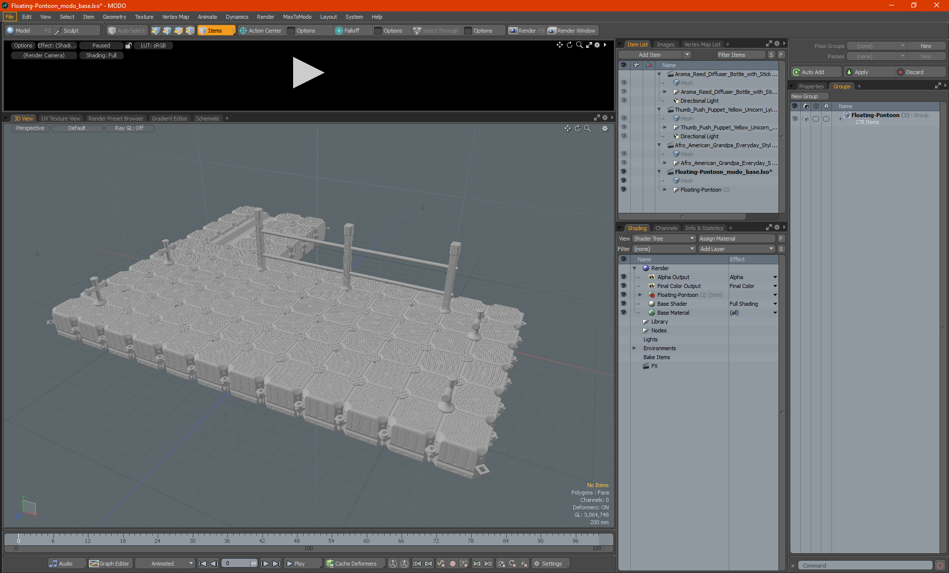 3D Floating-Pontoon