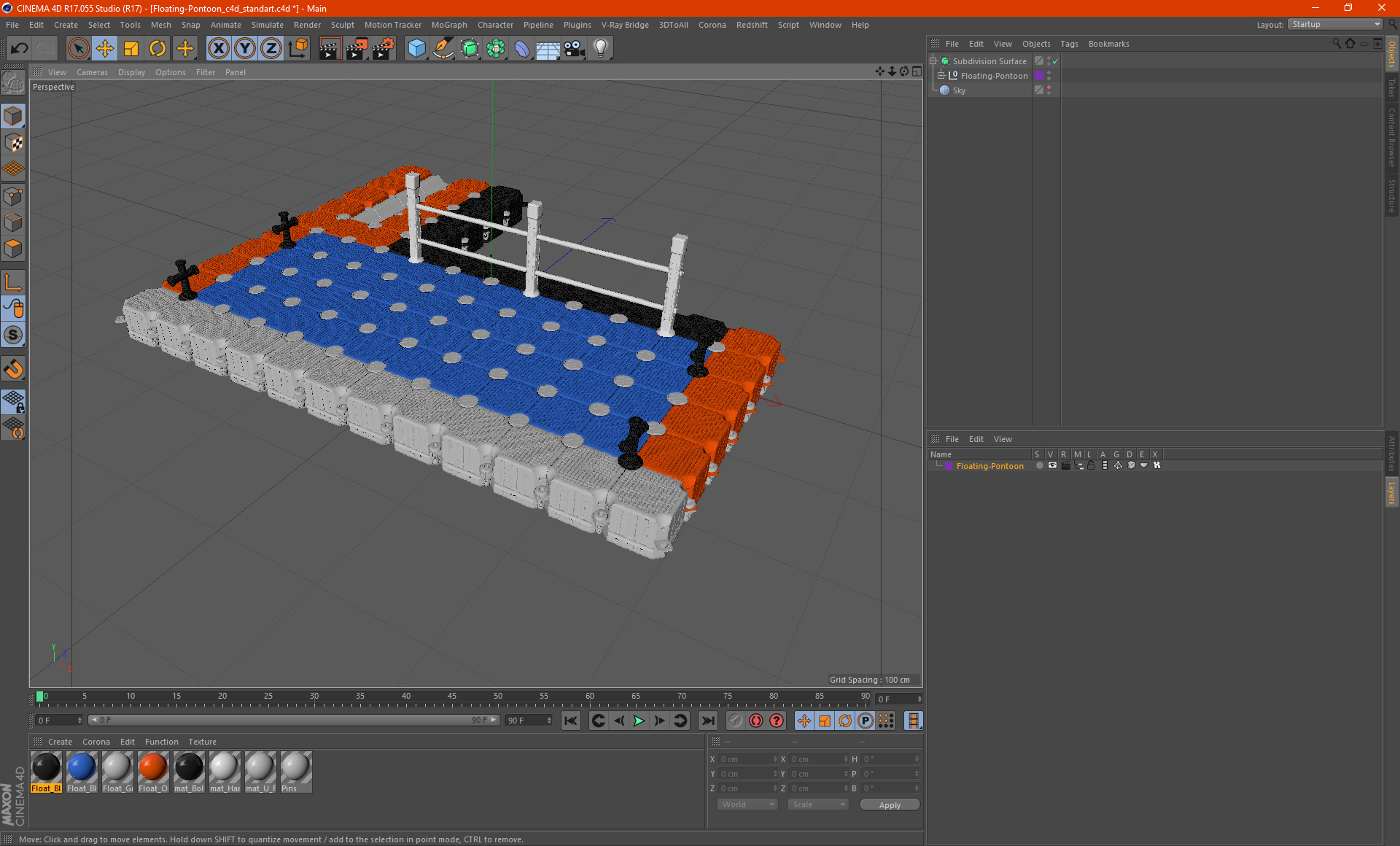 3D Floating-Pontoon
