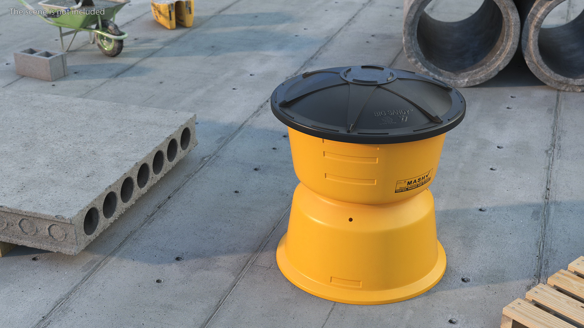 3D Impact Attenuator Combination Barrel