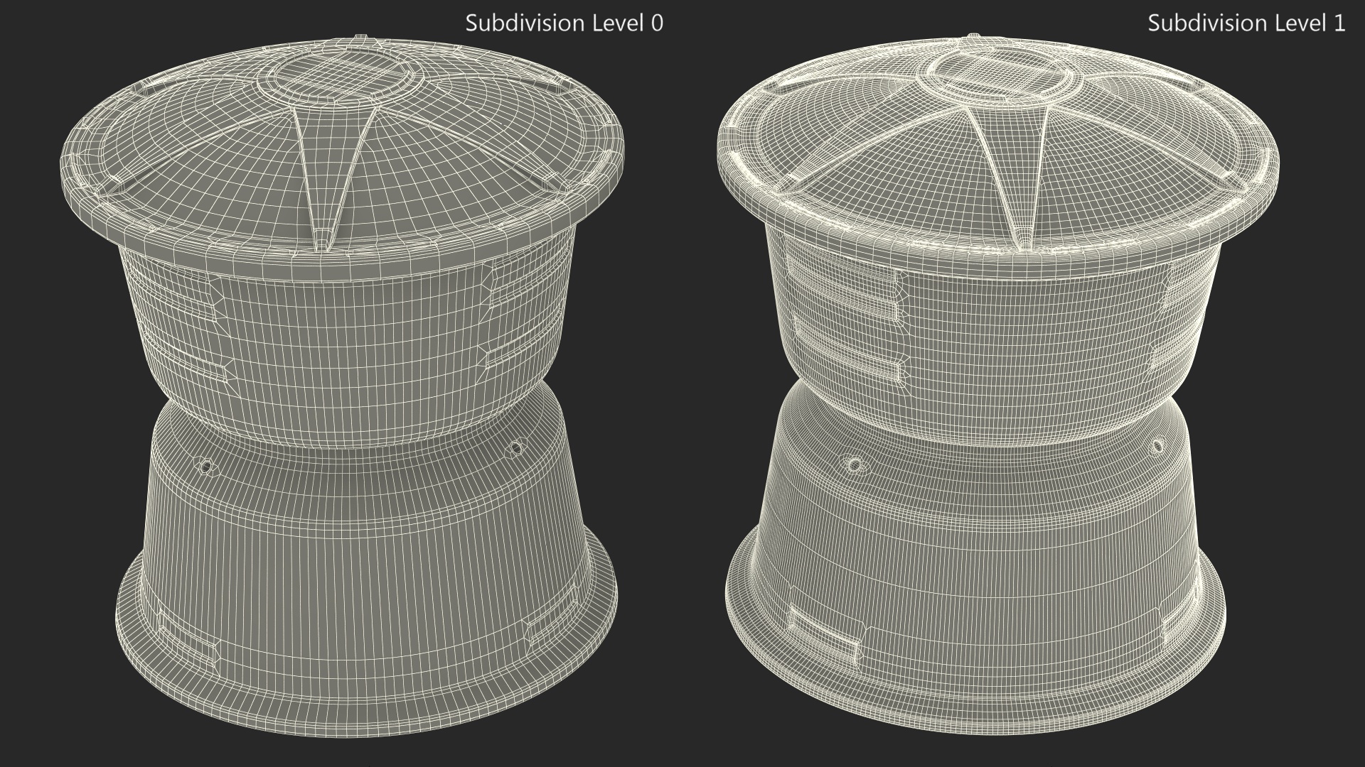 3D Impact Attenuator Combination Barrel